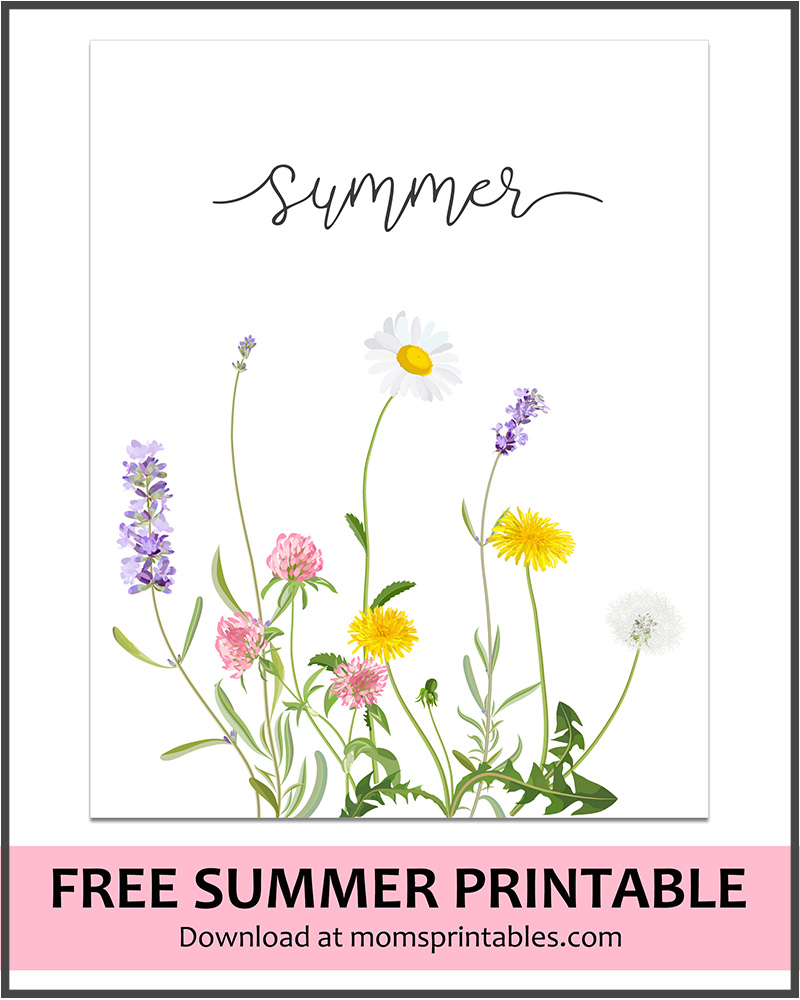 Free Summer Printable | 8x10 Instant Download | Free Summer Printable Art | Free Summer Printables | Summer Printables Free
