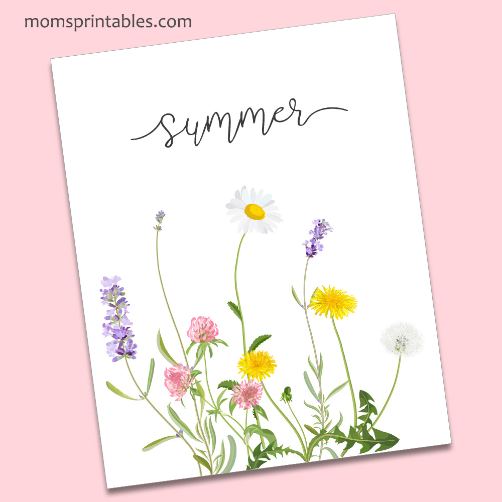 Free Summer Printable | 8x10 Instant Download | Free Summer Printable Art | Free Summer Printables | Summer Printables Free