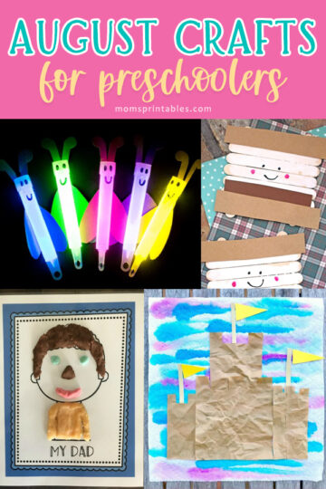 August crafts for preschoolers | August crafts for kids | August preschool crafts | August arts and crafts | crafts for August