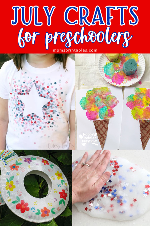 July crafts for preschoolers | July crafts for kids | July preschool crafts | July arts and crafts | crafts for July