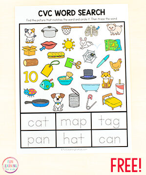 preschool educational activities for 3 year olds printable
