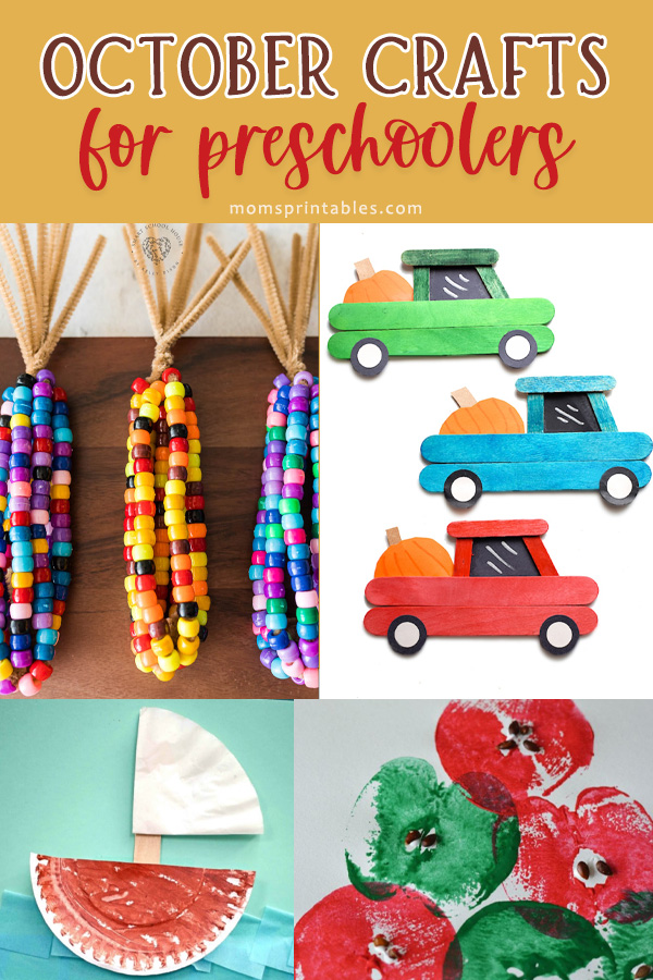 October Crafts for Preschoolers - Mom's Printables