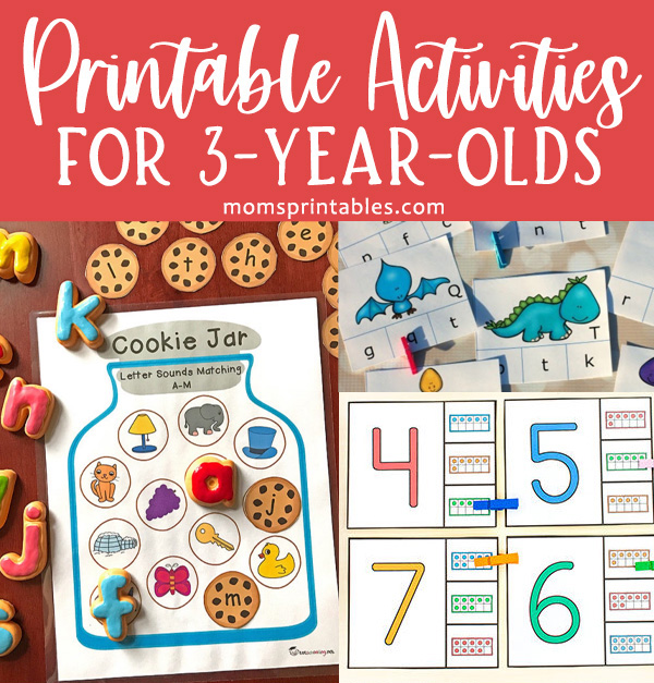 printable worksheets for 3 4 year olds