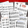 Free Music Worksheets | Free Music Worksheets PDF | Free Music Worksheets for Beginners | Music worksheets in a variety of levels for personal or classroom use available at MomsPrintables!